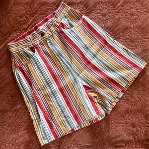 Lucy and Yak Striped Shorts 28/30